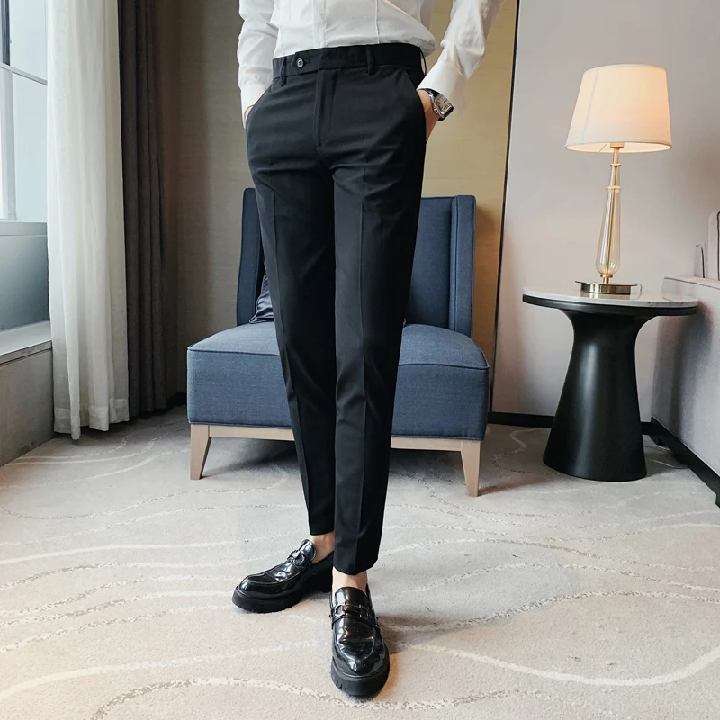 Men's Clothing Trousers 2021 Spring New Solid Color High-quality Fashion Trousers Slim Fit British Casual Pants Formal Pants
Men's Clothing Trousers 2021 Spring New Solid Color High-quality Fashion Trousers Slim Fit British Casual Pants Formal Pants