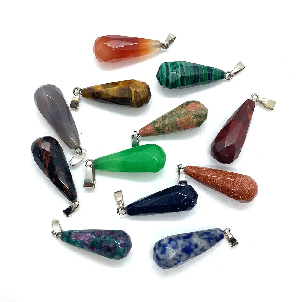 2pcs Natural Stone Multi-faceted Drop-shaped Pendant Malachite Teardrop Golden Swan Stone Pendant DIY Creative Accessories
2pcs Natural Stone Multi-faceted Drop-shaped Pendant Malachite Teardrop Golden Swan Stone Pendant DIY Creative Accessories