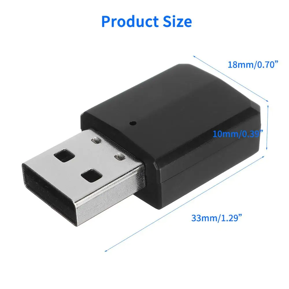 2-в-1 bluetooth 5 0 аудио приемник передатчик беспроводной адаптер Мини 3 мм AUX Стерео