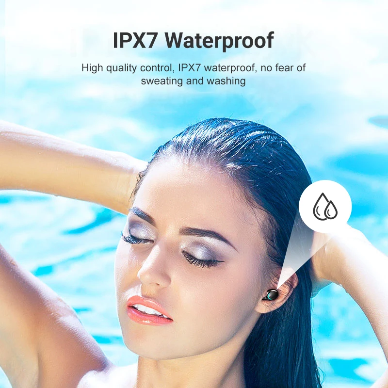 SHIQIANG Headphone Wireless Headphones Bluetooth 5.0 TWS 1200mAh Charging Box IPX7 Waterproof Earphones with Microphone Earbuds
SHIQIANG Headphone Wireless Headphones Bluetooth 5.0 TWS 1200mAh Charging Box IPX7 Waterproof Earphones with Microphone Earbuds