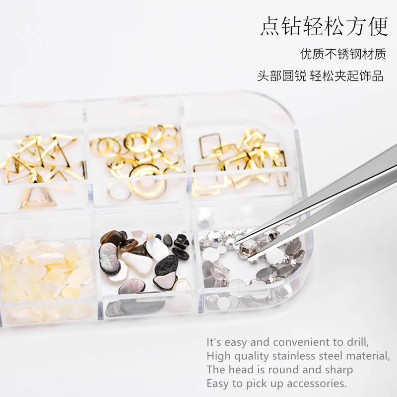 Nail Tool Elbow Tip Tweezers Grafting Eyelashes Special Precision Tweezers Set Anti-static Stainless Steel Tweezers Nails
Nail Tool Elbow Tip Tweezers Grafting Eyelashes Special Precision Tweezers Set Anti-static Stainless Steel Tweezers Nails