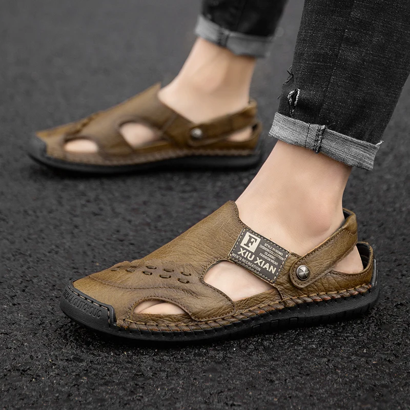 2020 Summer First Layer Casual Sandals Mans Footwear Sandalias Men's Sandals Zapatos De Hombre Chaussure Homme Erkek Ayakkabi
2020 Summer First Layer Casual Sandals Mans Footwear Sandalias Men's Sandals Zapatos De Hombre Chaussure Homme Erkek Ayakkabi