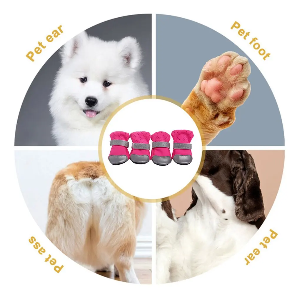 Pet Shoes for Dogs Elastic Reflective Dog Shoe Super Light PU Rubber Wearable Shoes BreathAable Comfortable Puppy Shoes
Pet Shoes for Dogs Elastic Reflective Dog Shoe Super Light PU Rubber Wearable Shoes BreathAable Comfortable Puppy Shoes