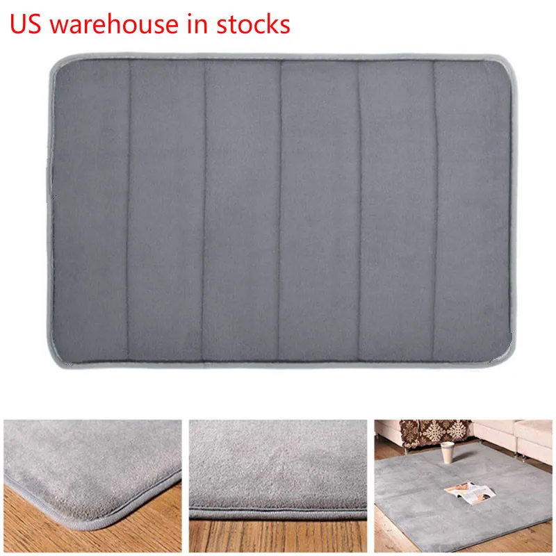 40x60cm Home Bath Mat Coral Fleece Bathroom Carpet Water Absorption Non-slip Memory Foam Absorbent Washable Rug Toilet Floor Mat
40x60cm Home Bath Mat Coral Fleece Bathroom Carpet Water Absorption Non-slip Memory Foam Absorbent Washable Rug Toilet Floor Mat