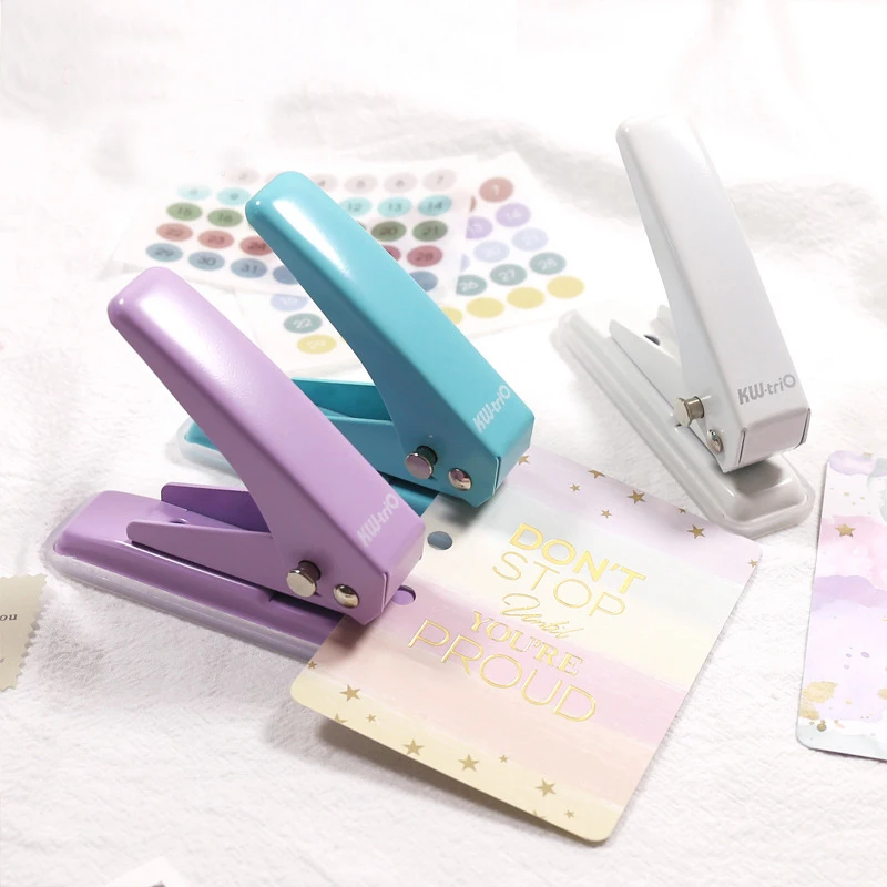 Single hole Binder Hole Punch For Journal Paper Ring DIY Paper Cutter Craft Machine Kawaii School Office Stationery Supplies
Single hole Binder Hole Punch For Journal Paper Ring DIY Paper Cutter Craft Machine Kawaii School Office Stationery Supplies