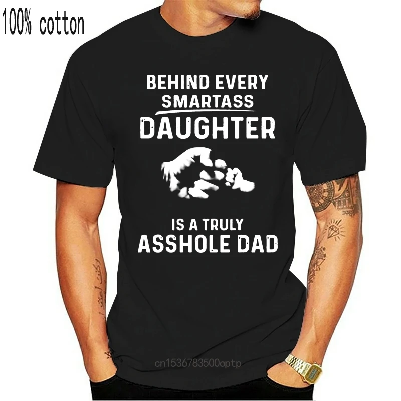 Новинка за каждую дочь Smartass это Trully Asshle Dad Мужская футболка из хлопка в классическом стиле
Новинка за каждую дочь Smartass это Trully Asshle Dad Мужская футболка из хлопка в классическом стиле
