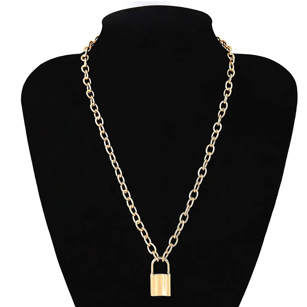 Multi Layer Lover Lock Pendant Choker Necklace Steampunk Padlock Heart Chain Necklace Collier Best Couple Jewelry Gift
Multi Layer Lover Lock Pendant Choker Necklace Steampunk Padlock Heart Chain Necklace Collier Best Couple Jewelry Gift
