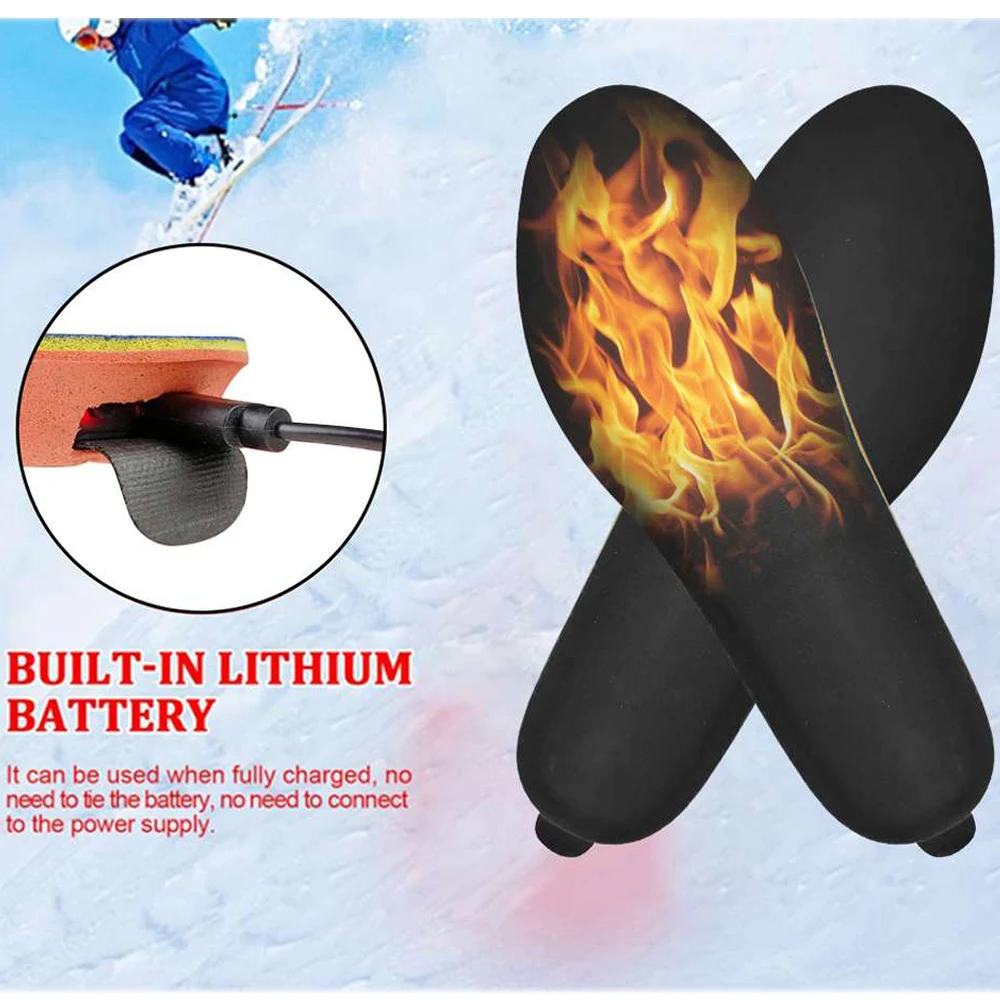 Стельки с подогревом для мужчин и женщин, 1800 мАч 
Стельки с подогревом для мужчин и женщин, 1800 мАч