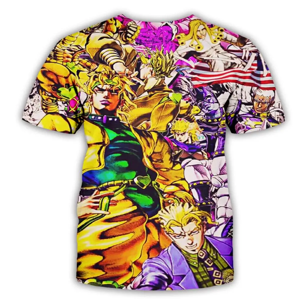 TESSFFEL Anime Jojo Funny Streetwear 3D Print O-Neck Short Sleeve T Shirt Harajuku Anime Men Women Tops T3
TESSFFEL Anime Jojo Funny Streetwear 3D Print O-Neck Short Sleeve T Shirt Harajuku Anime Men Women Tops T3