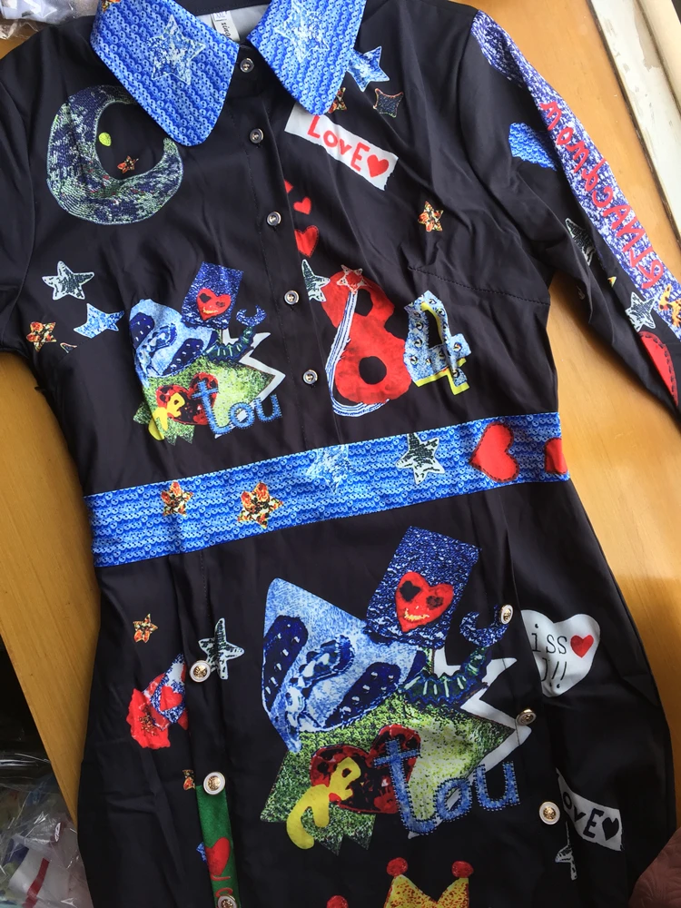Spring New Style Women Dress Turn Down Collar Three Quarter Sleeve Printing Vintage Dress Ladies Shirt Dresses Vestidos SL463
Spring New Style Women Dress Turn Down Collar Three Quarter Sleeve Printing Vintage Dress Ladies Shirt Dresses Vestidos SL463
