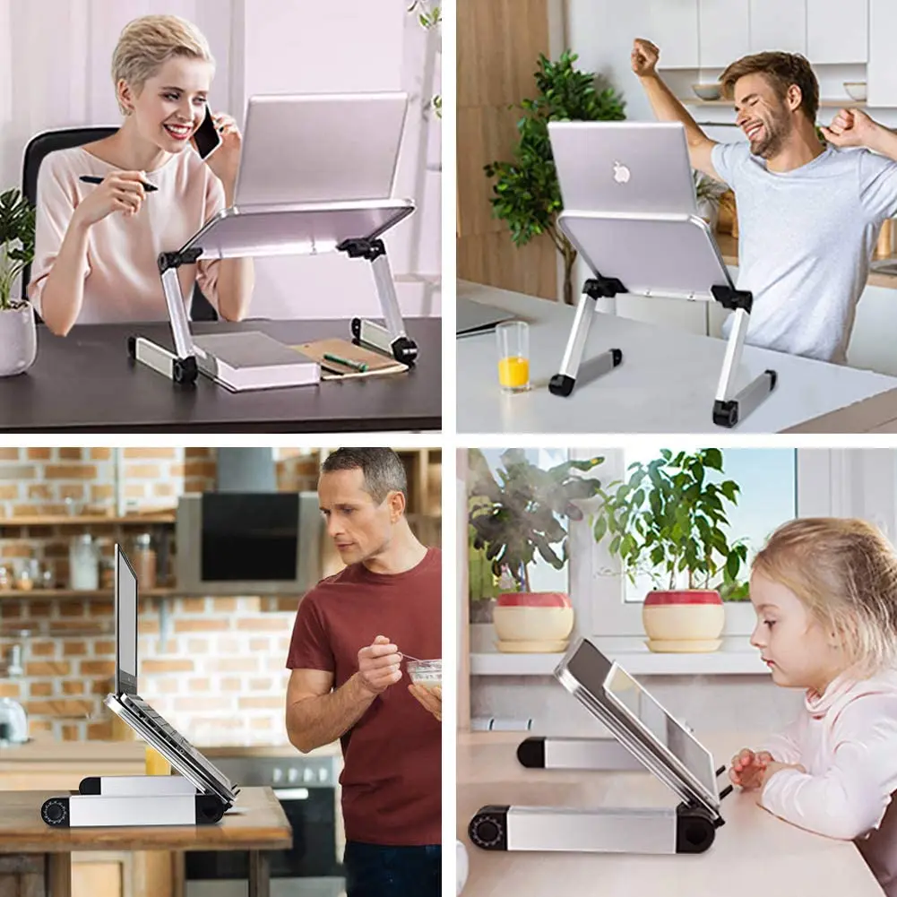 Cooling Fan Laptop desk Portable Adjustable Foldable Computer Desks Notebook Holder Lapdesk TV Bed PC Table Stand With Mouse Pad
Cooling Fan Laptop desk Portable Adjustable Foldable Computer Desks Notebook Holder Lapdesk TV Bed PC Table Stand With Mouse Pad