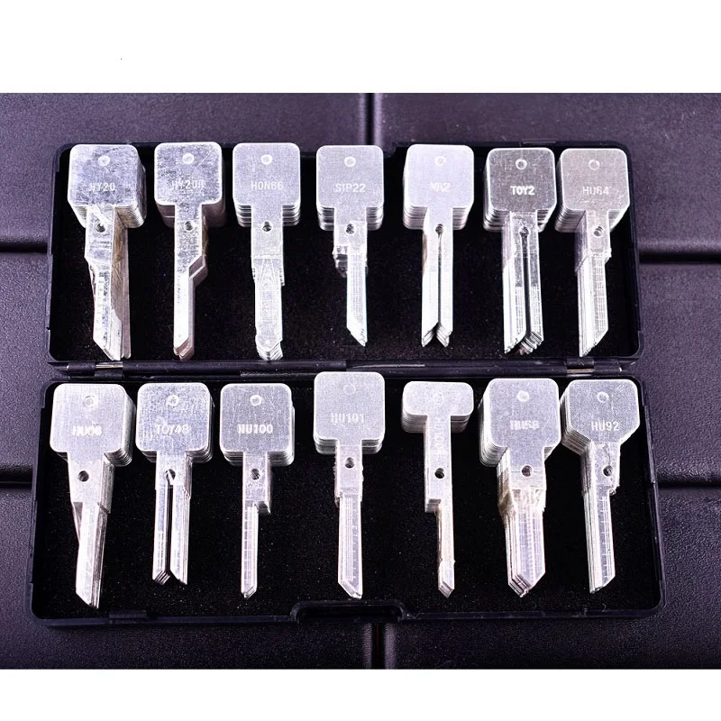 20pcs Engraved Line blank car key Key scale shearing teeth for 2 in 1 LiShi HU101 HU66 HON66 HU100 HU92 locksmith tools
20pcs Engraved Line blank car key Key scale shearing teeth for 2 in 1 LiShi HU101 HU66 HON66 HU100 HU92 locksmith tools