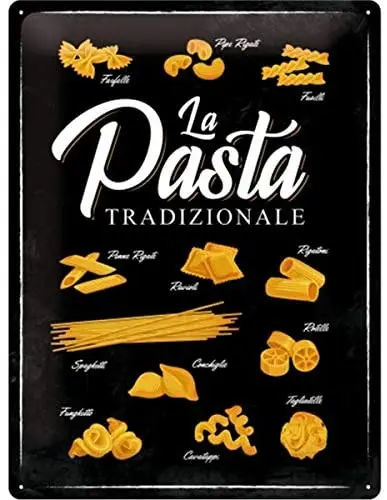 Retro Metal Tin Sign Home Decoration Pasta Store Supermarket Entrance Counter Wall Decoration Metal Plate 8x12 or 12x16 Inches
Retro Metal Tin Sign Home Decoration Pasta Store Supermarket Entrance Counter Wall Decoration Metal Plate 8x12 or 12x16 Inches