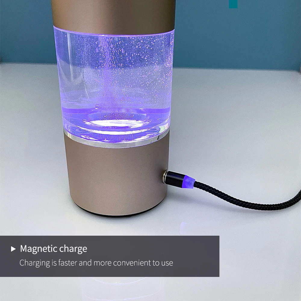 Super Saturation Hydrogen Water Generator Bottle Nano DuPont SPE PEM 3 in 1 Uses with Breath Kit LED display Time Max 5000ppb 
Super Saturation Hydrogen Water Generator Bottle Nano DuPont SPE PEM 3 in 1 Uses with Breath Kit LED display Time Max 5000ppb