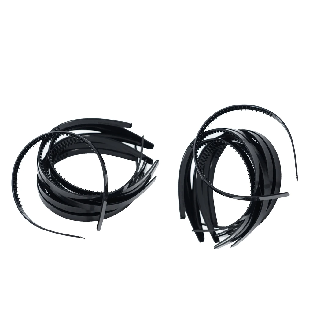 20x Plastic Headband DIY Hair Band Hair Hoop With Teeth For Men Women Black
20x Plastic Headband DIY Hair Band Hair Hoop With Teeth For Men Women Black