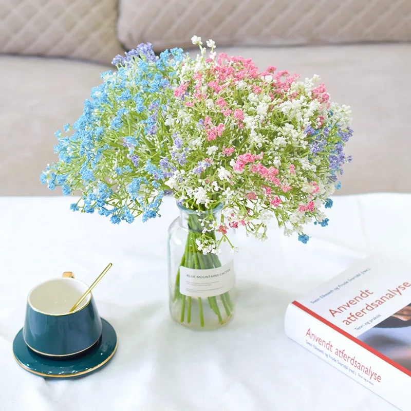10pcs/lot Simulation Babysbreath Wedding Decorative Gypsophila Flowers Bridal Bouquet Flower decoration supplies
10pcs/lot Simulation Babysbreath Wedding Decorative Gypsophila Flowers Bridal Bouquet Flower decoration supplies