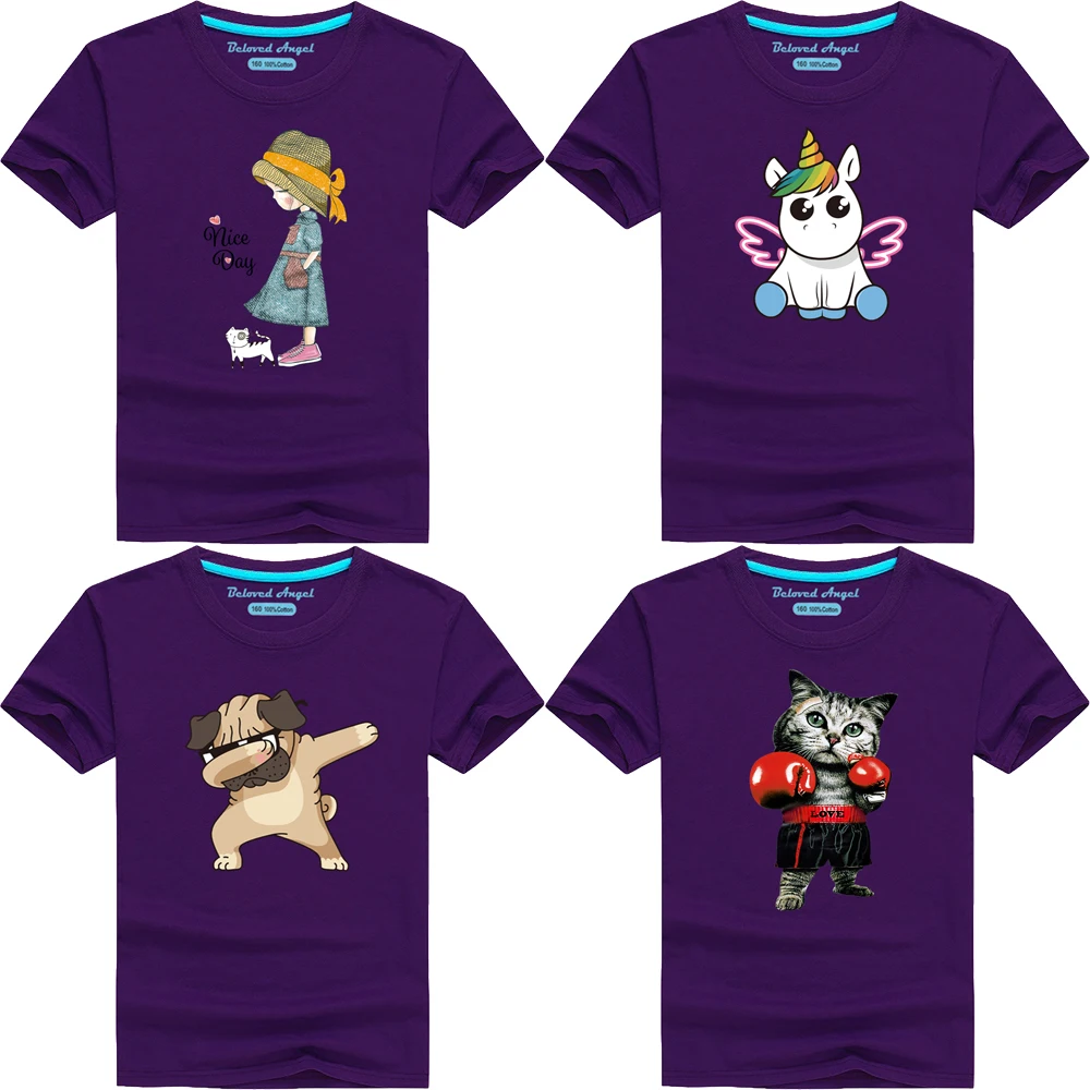 3-15T Cartoon Unicorn Printing Short Sleeve T-shirt For Kids Summer Baby Clothes Boys Girls Tops Tees Christmas Children Costume
3-15T Cartoon Unicorn Printing Short Sleeve T-shirt For Kids Summer Baby Clothes Boys Girls Tops Tees Christmas Children Costume