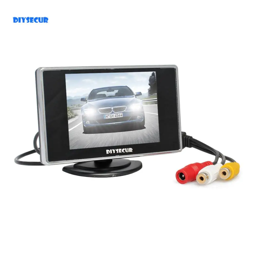 DIYSECUR 3.5 Inch Color TFT LCD Rear View Monitor Car Monitor Parking Rearview Monitor with 2CH Video Input
DIYSECUR 3.5 Inch Color TFT LCD Rear View Monitor Car Monitor Parking Rearview Monitor with 2CH Video Input