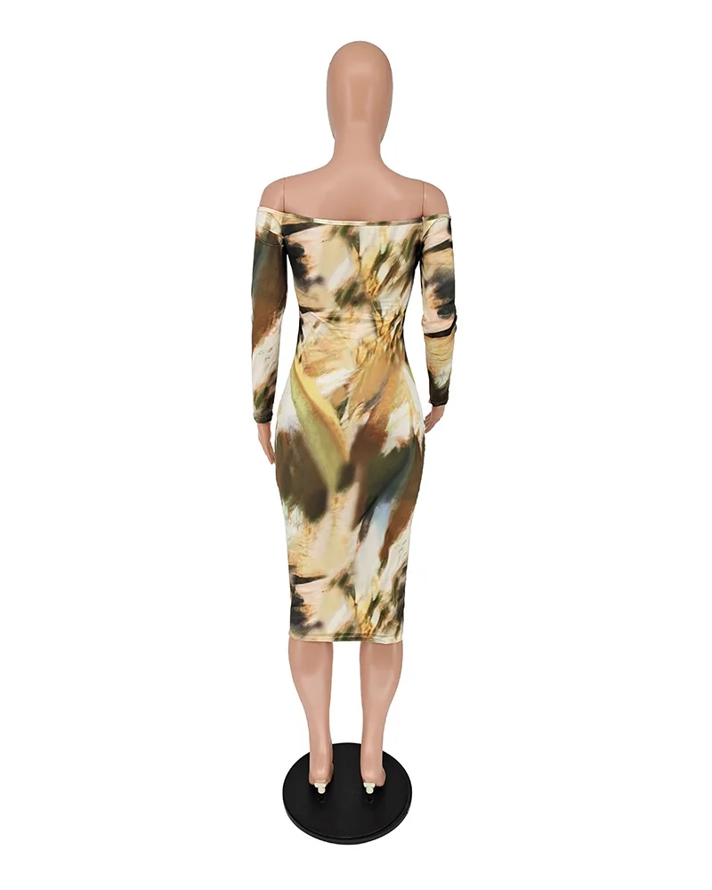Summer Fashion Women Sexy Casual Dress Irregular Print Tight Strapless Package Buttocks Chic Party Women Dress
Summer Fashion Women Sexy Casual Dress Irregular Print Tight Strapless Package Buttocks Chic Party Women Dress