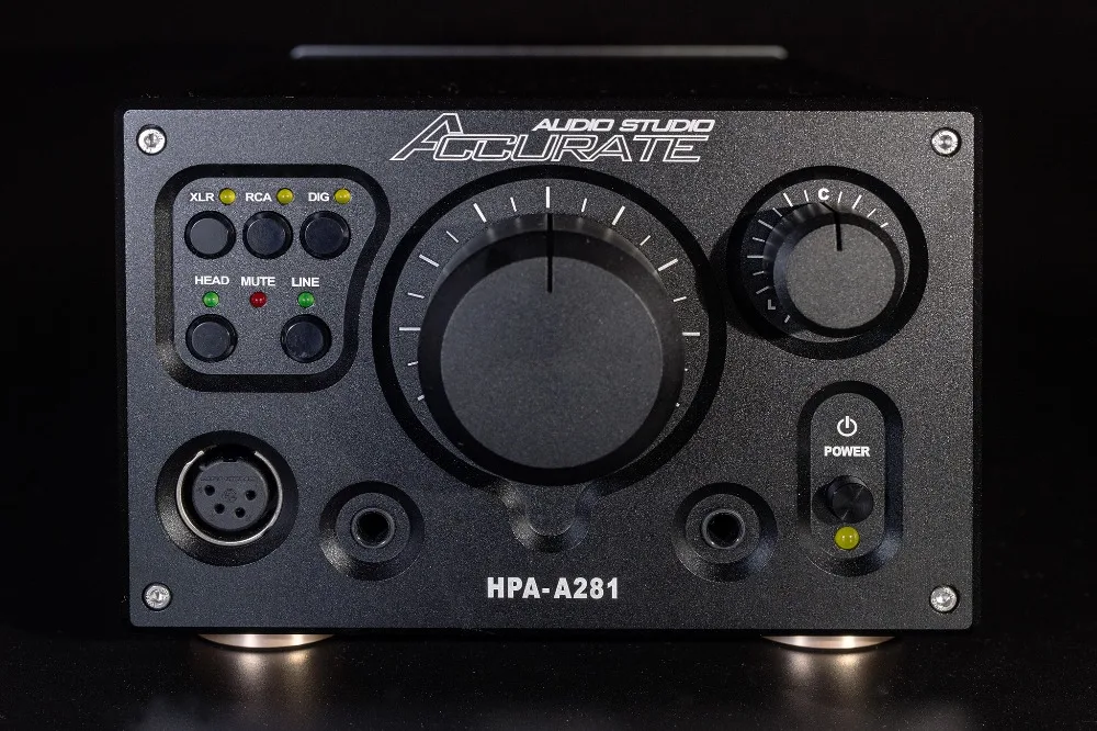 HPA A281 Hi end сбалансированный усилитель для наушников AMP Digital XLR/RCA стерео
