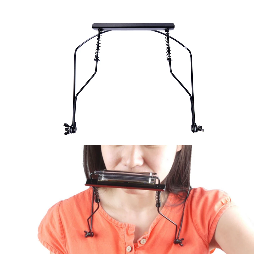 10 Holes Harmonica Neck Holder Adjustable Mouth Organ Stand Harmonica Harp Rack Metal Black Color
10 Holes Harmonica Neck Holder Adjustable Mouth Organ Stand Harmonica Harp Rack Metal Black Color