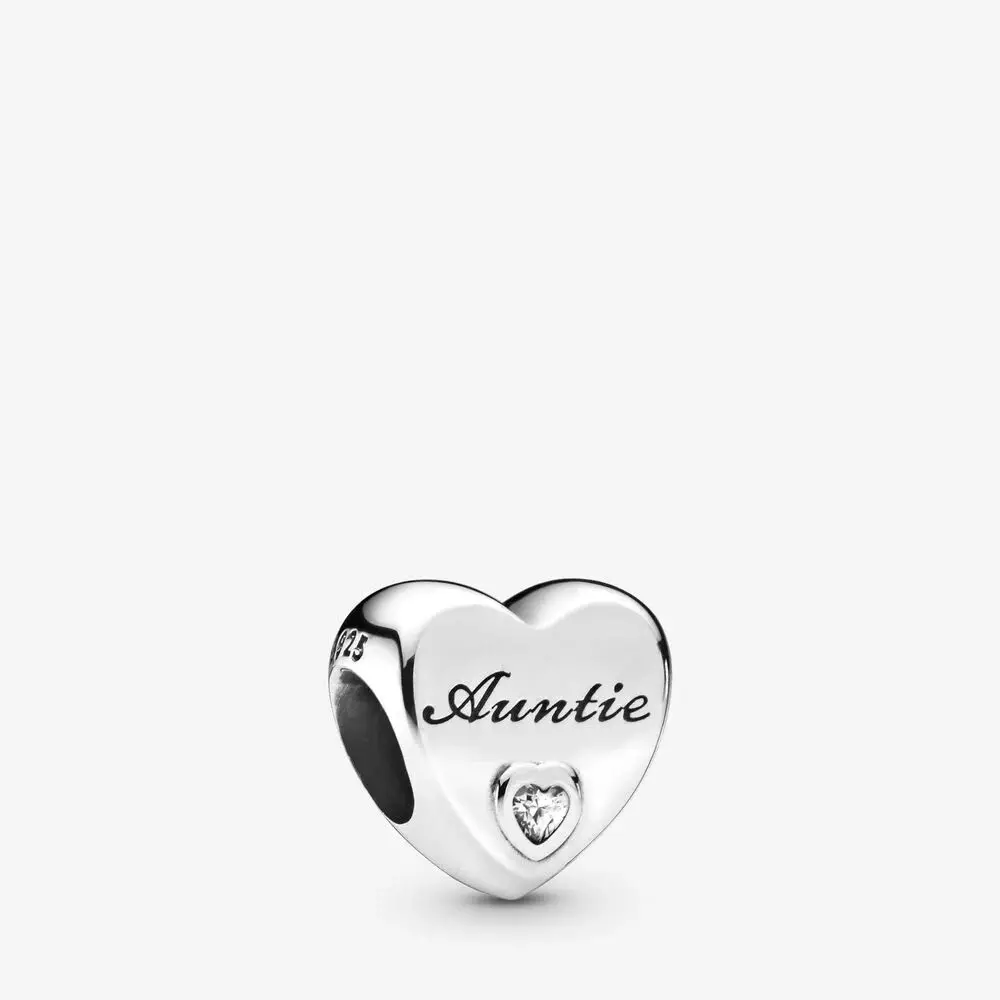 100% 925 Sterling Silver Auntie Love Heart Charm Beads Fits Original Bracelet Women DIY Jewelry Making Gift Bijoux Kralen
100% 925 Sterling Silver Auntie Love Heart Charm Beads Fits Original Bracelet Women DIY Jewelry Making Gift Bijoux Kralen