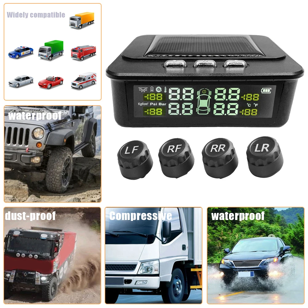 AN-12 Voice Alarm Car TPMS Solar Tire Pressure Temperature Outdoor Personal Car Parts Decoration Monitoring System
AN-12 Voice Alarm Car TPMS Solar Tire Pressure Temperature Outdoor Personal Car Parts Decoration Monitoring System
