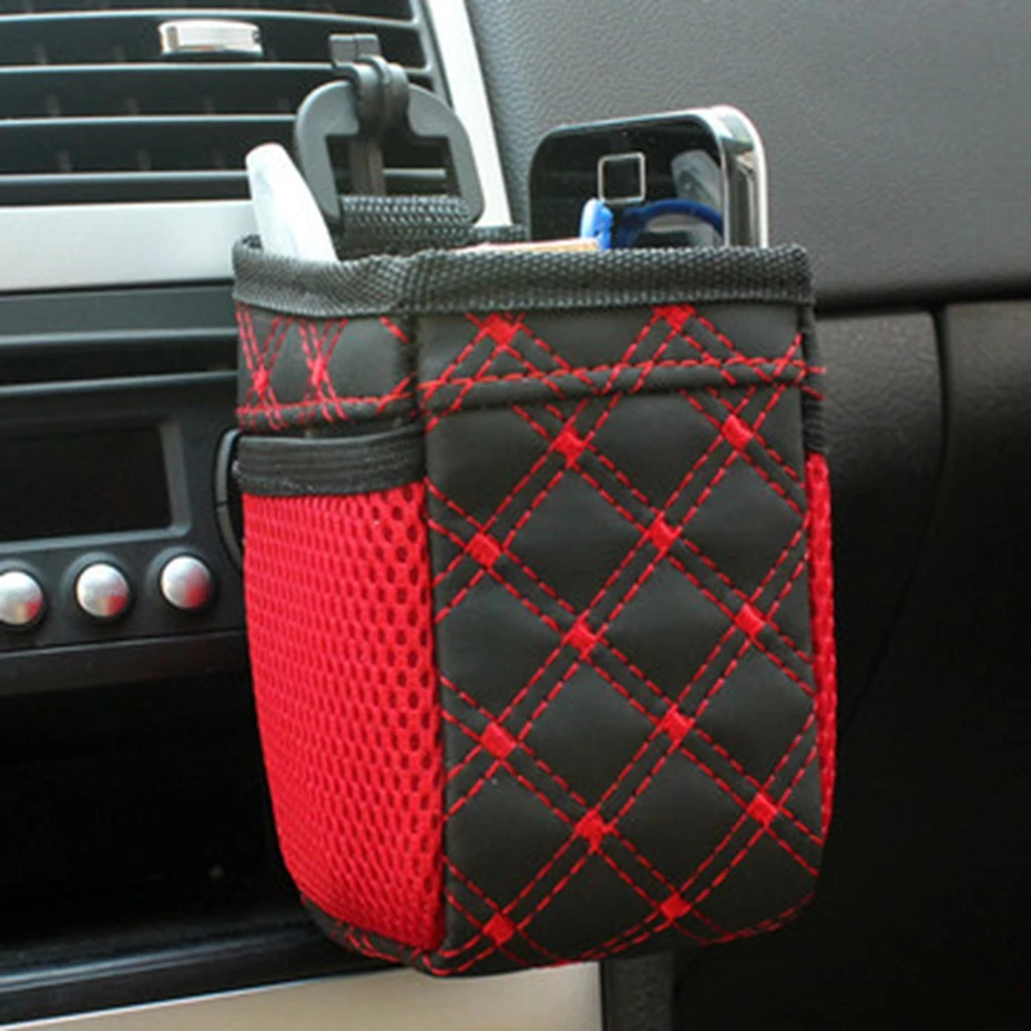PU Leather Car Outlet Air Vent Trash Box Auto Mobile Phone Holder Bag Pouch Organizer Hanging Box Car Interior Accessories
PU Leather Car Outlet Air Vent Trash Box Auto Mobile Phone Holder Bag Pouch Organizer Hanging Box Car Interior Accessories