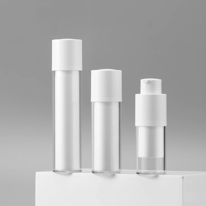 15/30/50ml Airless Pump Bottles Travel Transparent Plastic Empty Refillable Bottles Cosmetic Spray Bottle
15/30/50ml Airless Pump Bottles Travel Transparent Plastic Empty Refillable Bottles Cosmetic Spray Bottle