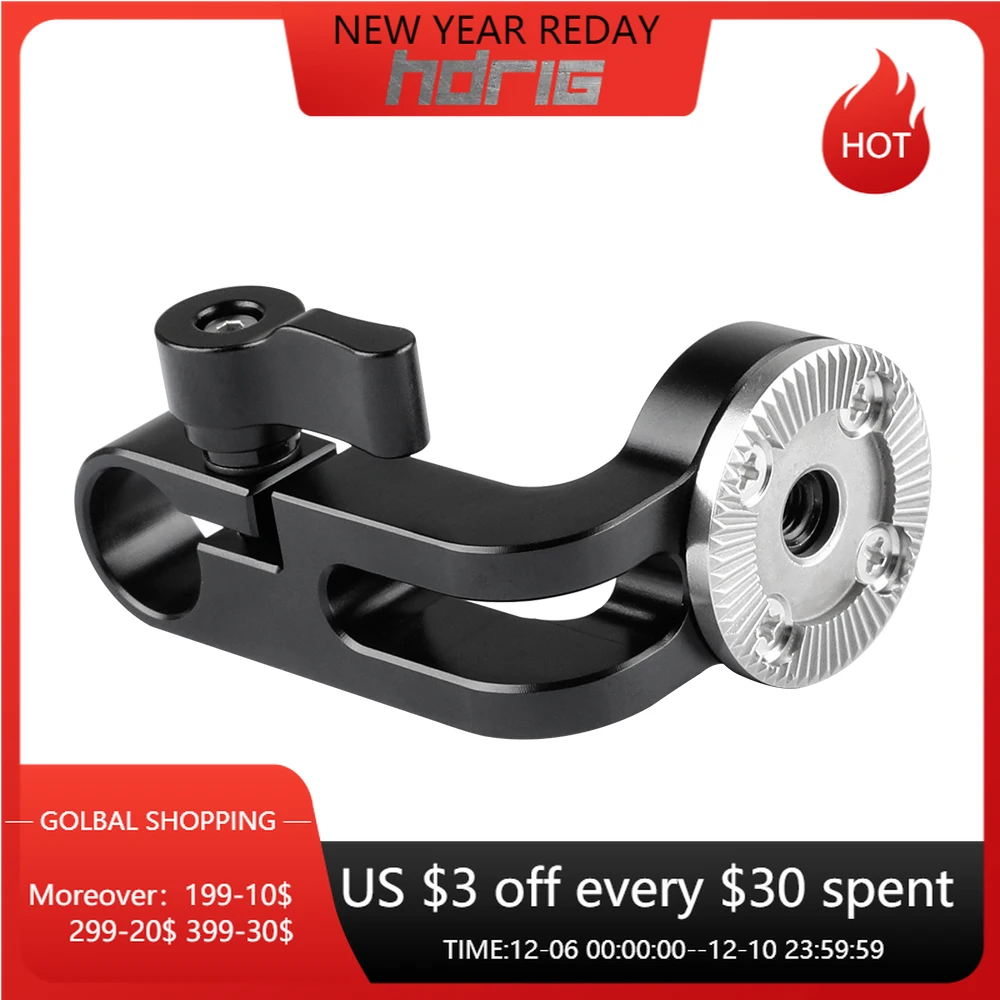 HDRIG ARRI Rosette M6 Female Thread Adapter 15mm Rod Clamp Photography Accessories Aluminum Alloy
HDRIG ARRI Rosette M6 Female Thread Adapter 15mm Rod Clamp Photography Accessories Aluminum Alloy