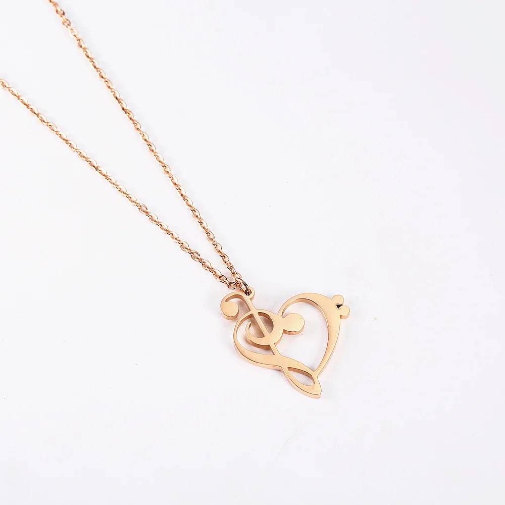 Simple Love Music Note Pendant Necklace 18K Gold-Plated Chain Choker On The Neck Aesthetic Clavicle Chain Jewely For Women
Simple Love Music Note Pendant Necklace 18K Gold-Plated Chain Choker On The Neck Aesthetic Clavicle Chain Jewely For Women