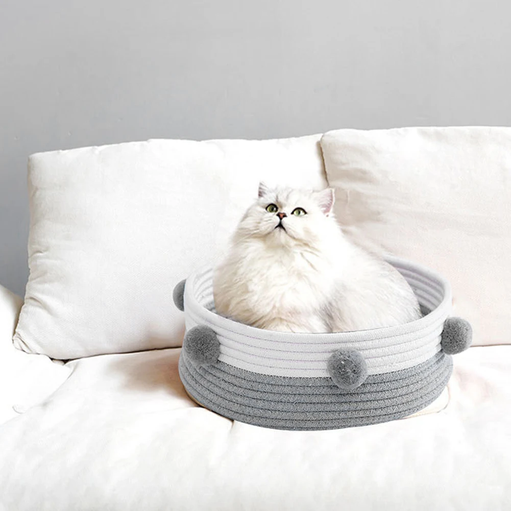 Breathable Cat Litter Bed Small Dog House Bite Resistant Knitted Four Seasons Universal Suitable For Cats And Small Dog To Sleep
Breathable Cat Litter Bed Small Dog House Bite Resistant Knitted Four Seasons Universal Suitable For Cats And Small Dog To Sleep