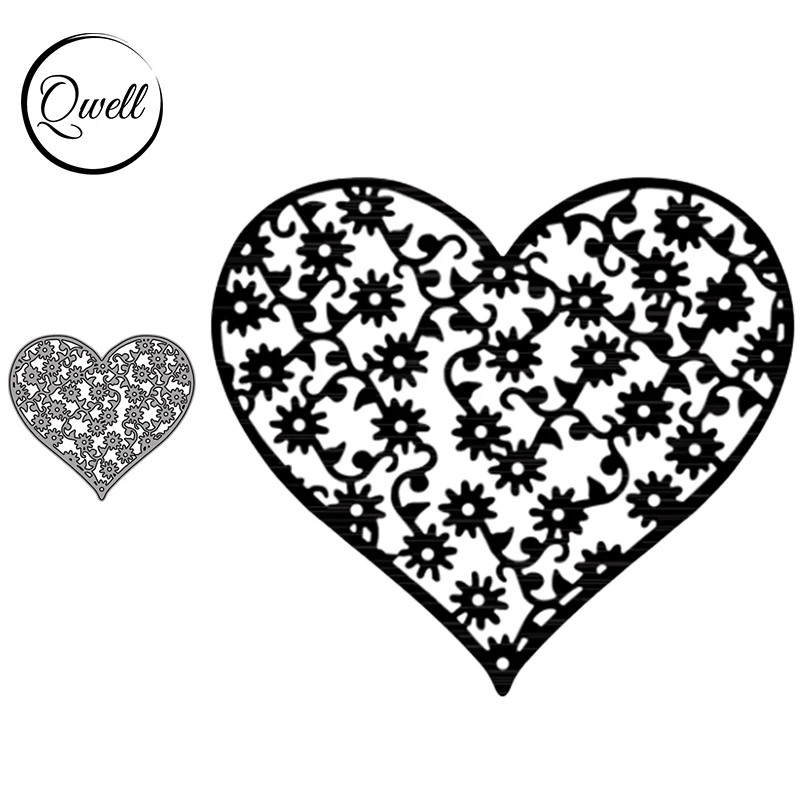 Qwell Swirl Flowers Love Heart Shape Metal Cutting Dies DIY Scrapbooking Craft Paper Cards Making Template 2021 New
Qwell Swirl Flowers Love Heart Shape Metal Cutting Dies DIY Scrapbooking Craft Paper Cards Making Template 2021 New