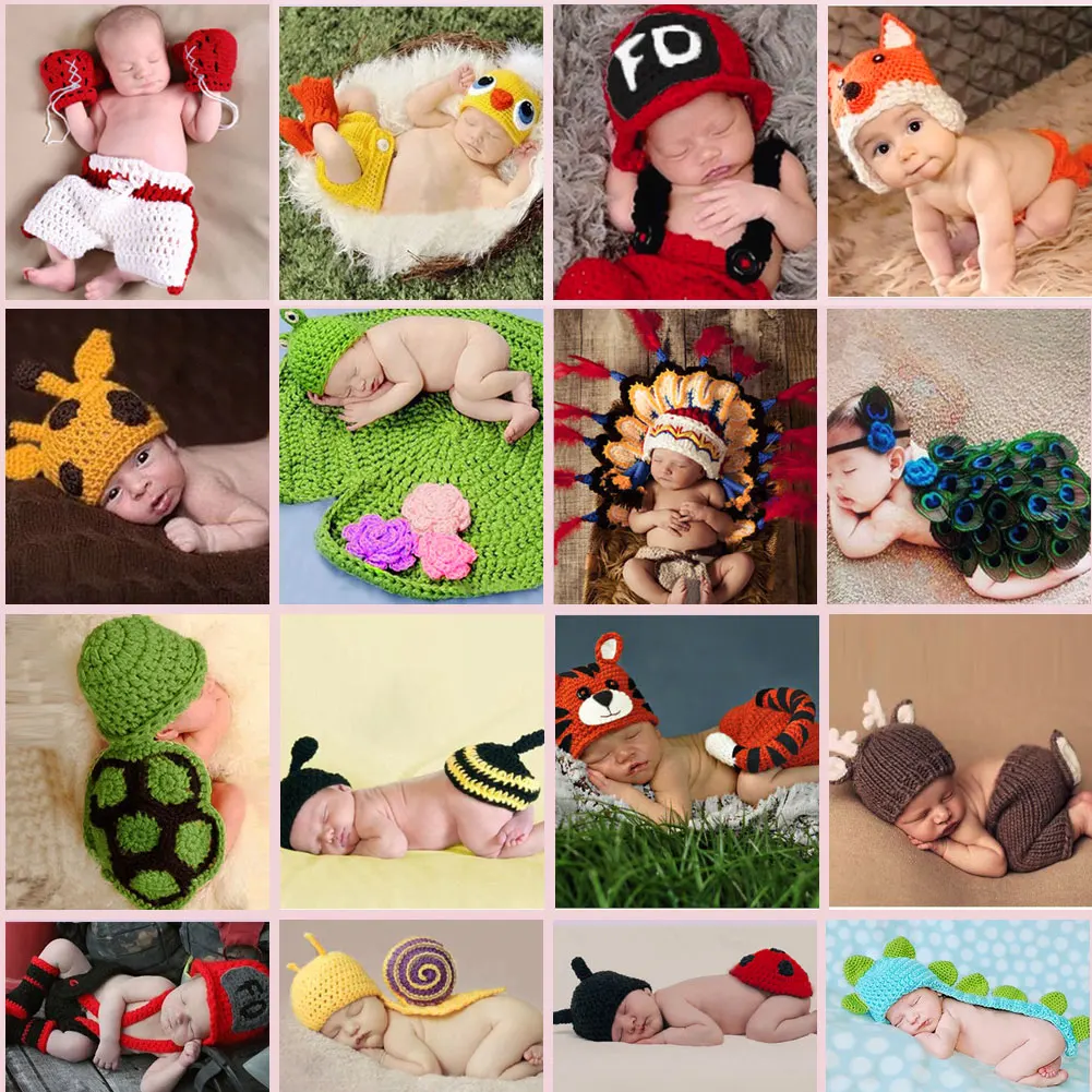 2021 Model Optional Crochet Knitted Newborn Photography Props Photo Accessories Baby Costume Boys Girls Photographie Clothes Hot
2021 Model Optional Crochet Knitted Newborn Photography Props Photo Accessories Baby Costume Boys Girls Photographie Clothes Hot