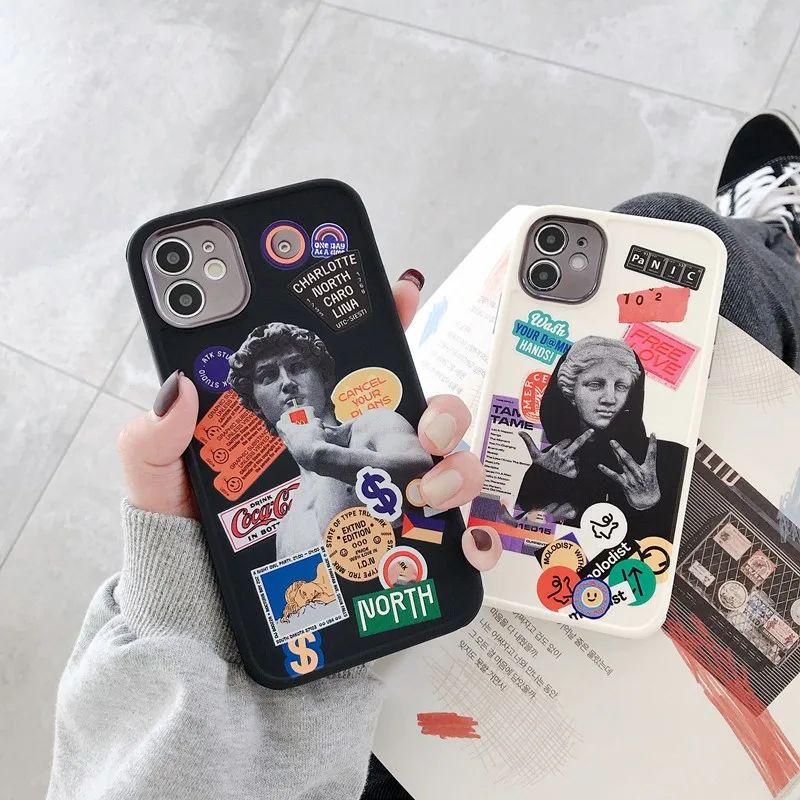 Luxury Soft Case for Iphone 11 12 Pro Max Mini 7 8 Plus Xr X Xs Max Se Silicone Phone Cover Relief Statue David Art Fundas Capa
Luxury Soft Case for Iphone 11 12 Pro Max Mini 7 8 Plus Xr X Xs Max Se Silicone Phone Cover Relief Statue David Art Fundas Capa