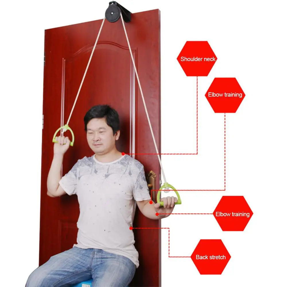 Shoulder Exercise Pulley Cervical Traction Trainer For Frozen Shoulders Physiotherapy Rehabilitation Home Fitness Equipment
Shoulder Exercise Pulley Cervical Traction Trainer For Frozen Shoulders Physiotherapy Rehabilitation Home Fitness Equipment