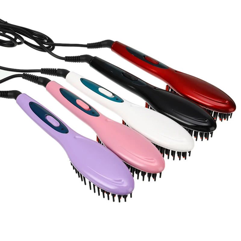 110V-220V Ceramic Electric Hair Straightening Brush Wet And Dry Fast Hair Straightener Comb Ladies Hair Care Styling Tools
110V-220V Ceramic Electric Hair Straightening Brush Wet And Dry Fast Hair Straightener Comb Ladies Hair Care Styling Tools
