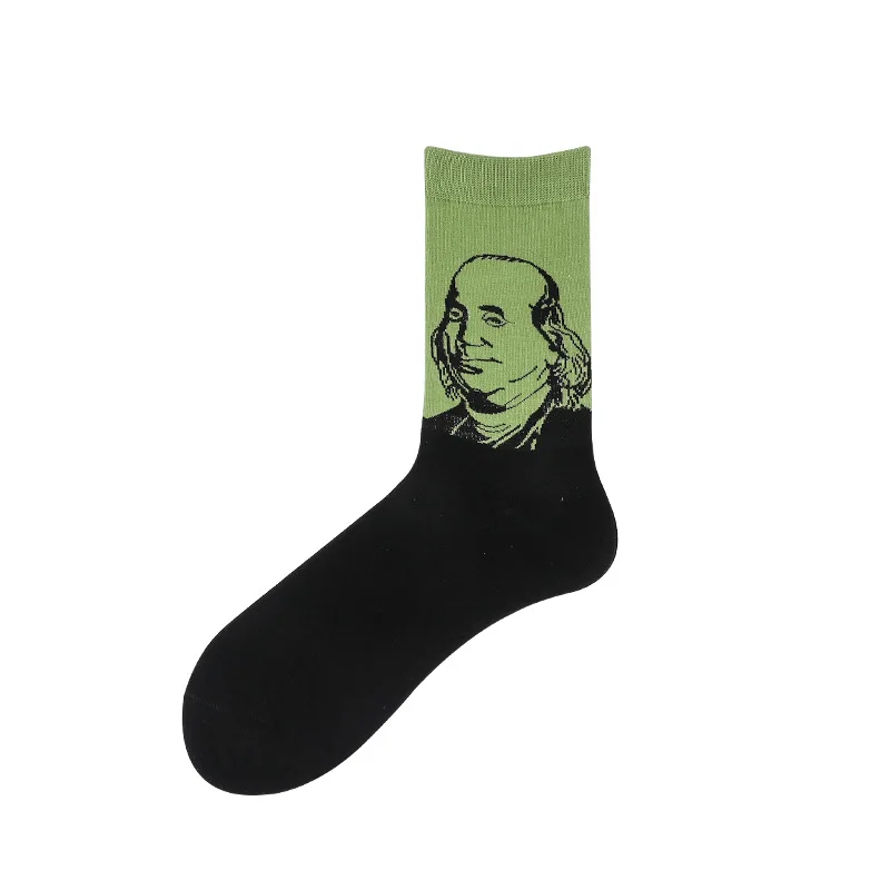 Spring Autumn Fashion Character Unisex Socks Mens European and American Style Couple Sports Socks Male Casual Crew Socks
Spring Autumn Fashion Character Unisex Socks Mens European and American Style Couple Sports Socks Male Casual Crew Socks