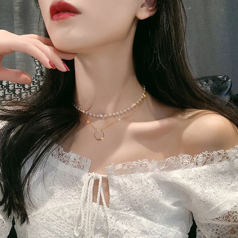 New Vintage Fashion Gold Silver Color Ring-shape Multilevel Chain Pendant Necklaces for Women Necklace Female Boho Jewelry Gift
New Vintage Fashion Gold Silver Color Ring-shape Multilevel Chain Pendant Necklaces for Women Necklace Female Boho Jewelry Gift
