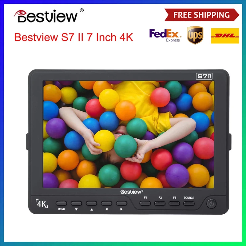 

BESTVIEW S7 II 4K camera External display HDMI HD monitor video TFT field 7" inch DSLR lcd monitor shootout 1920*1200 for Canon