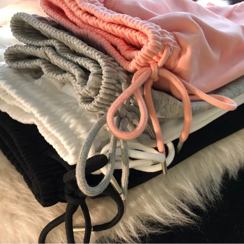 Casual Drawstring Pink Solid Basic Sports Women 2021 Summer Loose Female Student Wild High Waist Ulzzang Y2k Wide-leg Sportswear
Casual Drawstring Pink Solid Basic Sports Women 2021 Summer Loose Female Student Wild High Waist Ulzzang Y2k Wide-leg Sportswear
