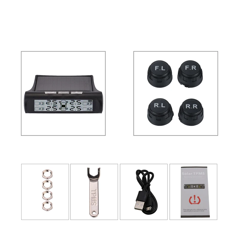 Smart Truck Car TPMS Tire Pressure Monitoring System Solar Power Digital LCD Display Auto Security Alarm Systems Tyre Pressure
Smart Truck Car TPMS Tire Pressure Monitoring System Solar Power Digital LCD Display Auto Security Alarm Systems Tyre Pressure