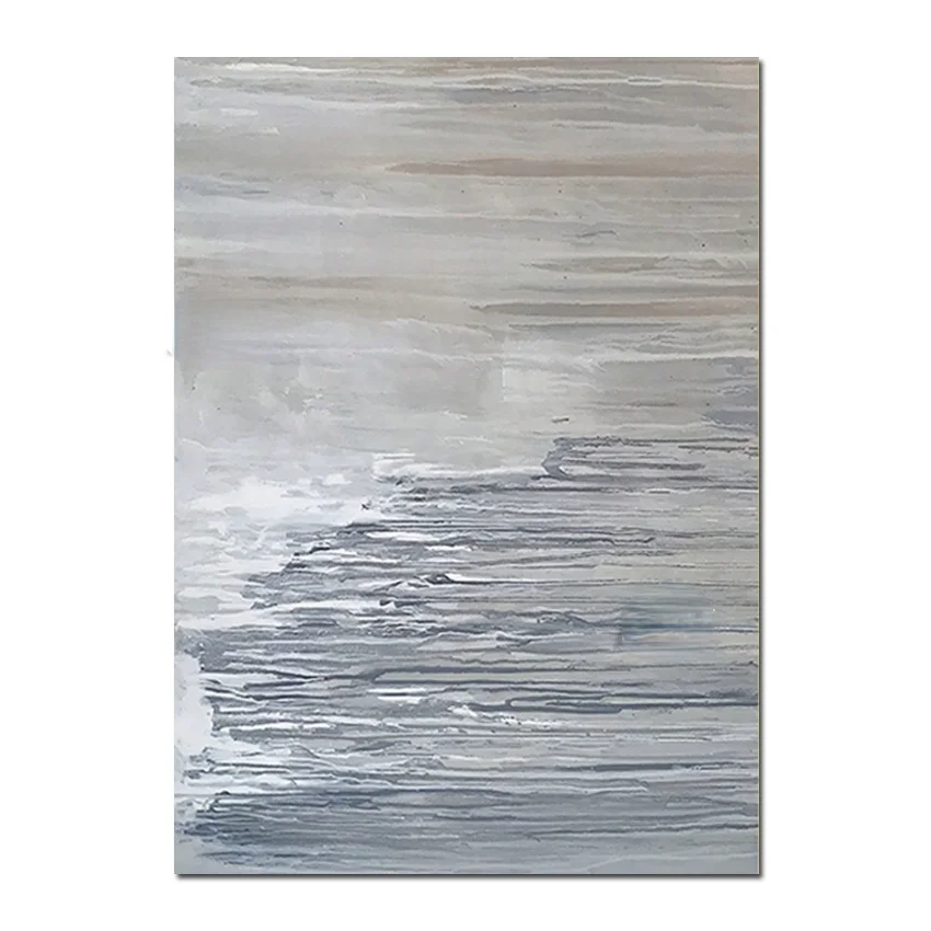 No Framed Hand Painted Home Decoration Texture Art Hand-Painted Thick Acrylic Gray Design Oil Painting On Canvas Wall Hangings
No Framed Hand Painted Home Decoration Texture Art Hand-Painted Thick Acrylic Gray Design Oil Painting On Canvas Wall Hangings