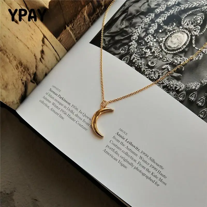 Подвесное женское ожерелье YPAY из серебра 925 пробы с золотым покрытием, подвесное ювелирное изделие в Корейском стиле, лучший подарок YMN143
Подвесное женское ожерелье YPAY из серебра 925 пробы с золотым покрытием, подвесное ювелирное изделие в Корейском стиле, лучший подарок YMN143