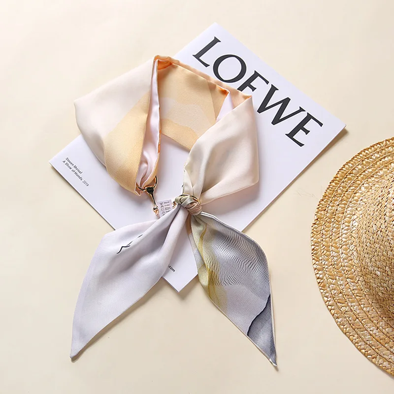 Spring Chinese Style Summer Ribbon Female Small Silk Scarf Artificial Silk Twill Light Luxury Stewardess Scarf with Hand Gift
Spring Chinese Style Summer Ribbon Female Small Silk Scarf Artificial Silk Twill Light Luxury Stewardess Scarf with Hand Gift