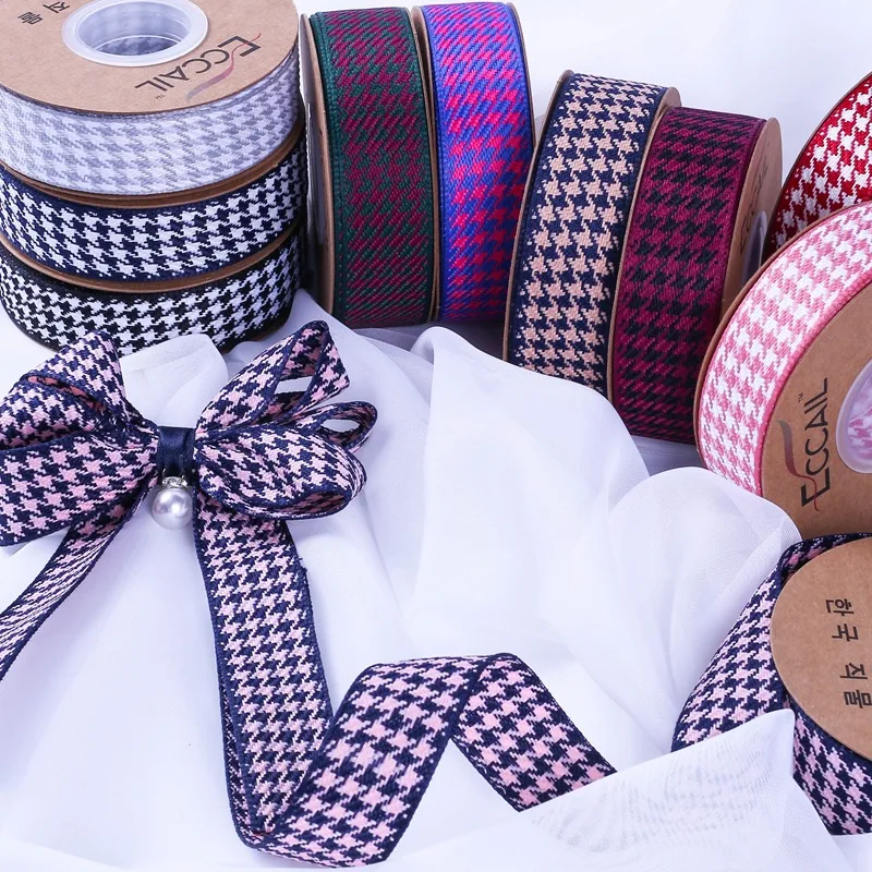 25mm 38mm Houndstooth Cotton Linen Ribbon DIY Bow Accessories Satin Ribbon Handmade Tape Packing Webbing 10 Yards
25mm 38mm Houndstooth Cotton Linen Ribbon DIY Bow Accessories Satin Ribbon Handmade Tape Packing Webbing 10 Yards