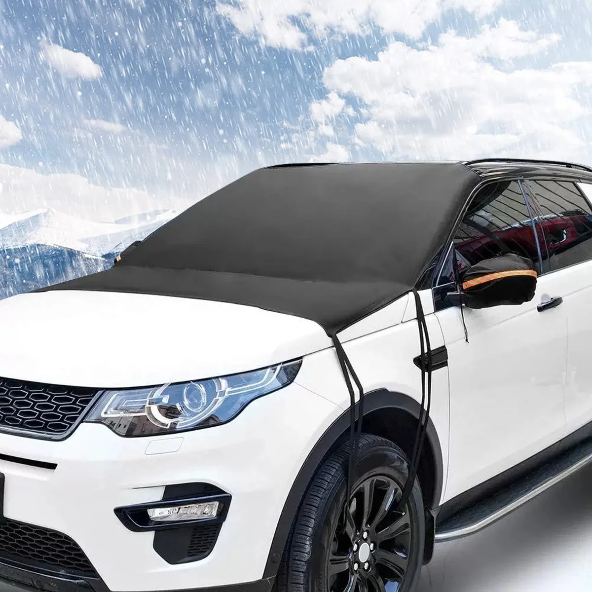 Car Windshield Cover Double-Sided Shade Anti-Theft Windscreen Snow Sun Shade Waterproof Protector Cover with Side Mirror Covers
Car Windshield Cover Double-Sided Shade Anti-Theft Windscreen Snow Sun Shade Waterproof Protector Cover with Side Mirror Covers