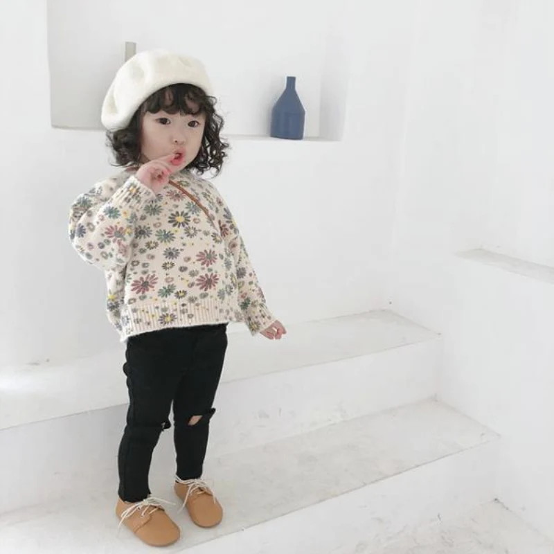 Girls Sweater Baby's Coat Outwear 2021 Elegant Thicken Warm Winter Autumn Knitting Casual Pullover Top Cotton Children's Clothin
Girls Sweater Baby's Coat Outwear 2021 Elegant Thicken Warm Winter Autumn Knitting Casual Pullover Top Cotton Children's Clothin