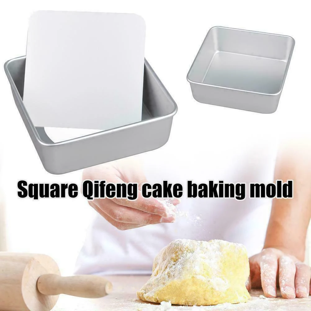 Cake Pan with Removable Bottom 8 inch Aluminium Alloy Square Mould Baking Chiffon Cake Mousse Mold Kitchen Tool
Cake Pan with Removable Bottom 8 inch Aluminium Alloy Square Mould Baking Chiffon Cake Mousse Mold Kitchen Tool