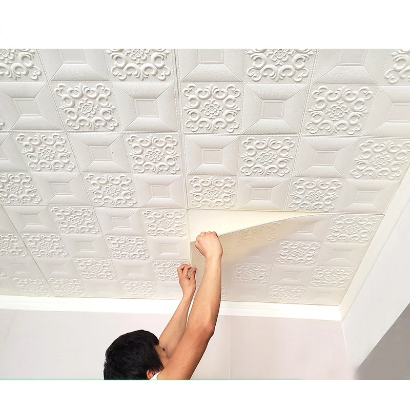 Waterproof Self-adhesive Roof Ceiling Wallpaper 3D Ceiling Wall Contact Paper Stickers TV Background Roof Decor Paper Decals
Waterproof Self-adhesive Roof Ceiling Wallpaper 3D Ceiling Wall Contact Paper Stickers TV Background Roof Decor Paper Decals